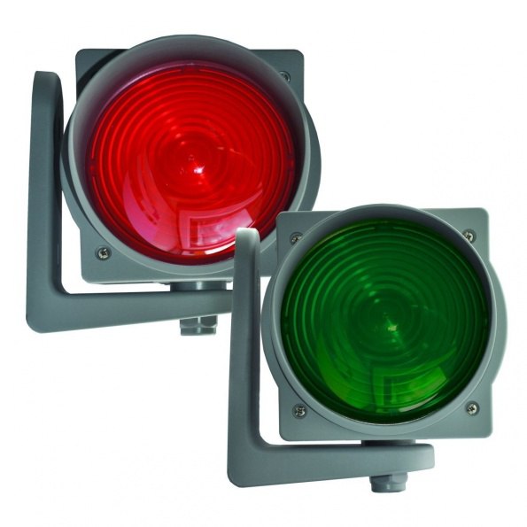 Cветофор TRAFFICLIGHT-LED 230В (зеленый+красный)